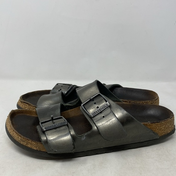 Birkenstock Arizona Sandals in Chrome - Picture 4 of 12